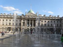 Somerset House is a spectacular neoclassical building situated in the Strand London. It's a major  arts and cultural center and home of London Fashion Weekend.