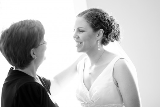 Mom saying I love you before I get married. 