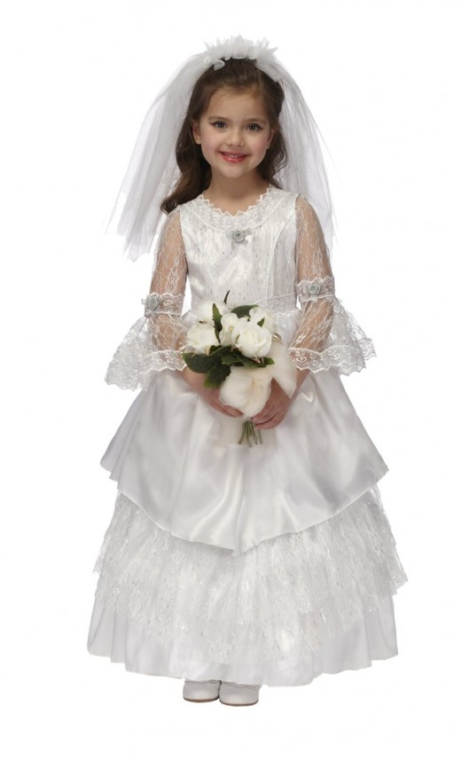 Bridal Gown Inspired Flower Girl Dress