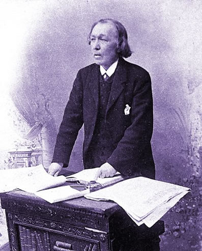  William Topaz McGonagall, a Scottish 19th century poet whose credited for writing what is widely regarded as some of the worst poetry in English literature.  