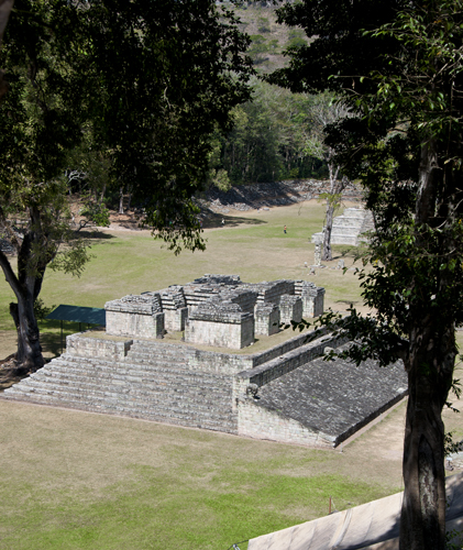 View of Mayan Ball Court, Copán