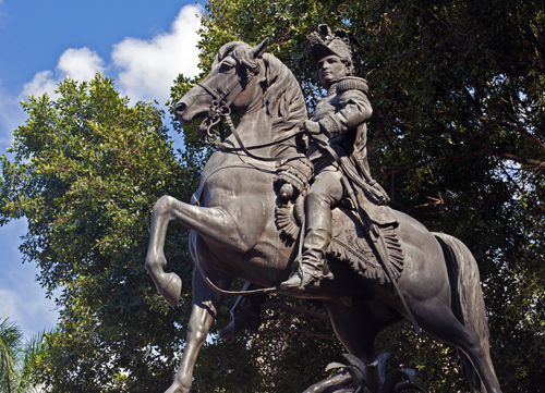 Statue of Francisco Morazán, Parque Central, Tegucigalpa