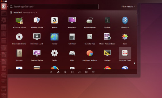 Need an app that's not pinned to the launcher? You may have to resort to using the search box.