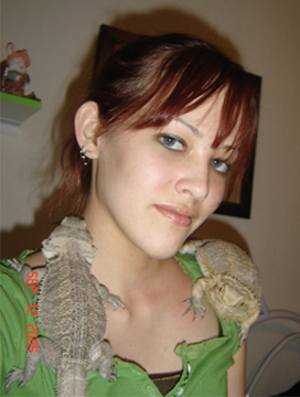 Me and my two bearded dragons.