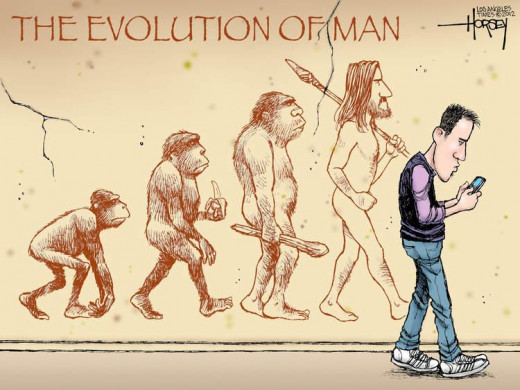 Darwinism did state that we can go backwards intellectually as a society, just as easily as we can move forward and create meaningful progress.