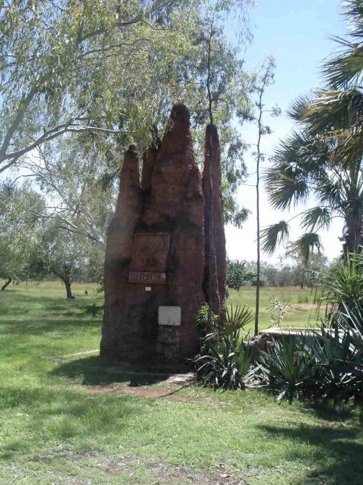 Little Big Anthill (Termite mound) at Mataranka NT