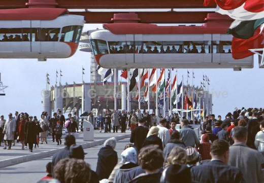Disney also produced the Monorail for the first time for the fair.