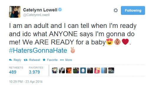 Catelynn Lowell and Tyler Baltierra are currently trying to conceive a child. Fans would love to be able to see the pregnancy and/or birth in the 5th season of Teen Mom.