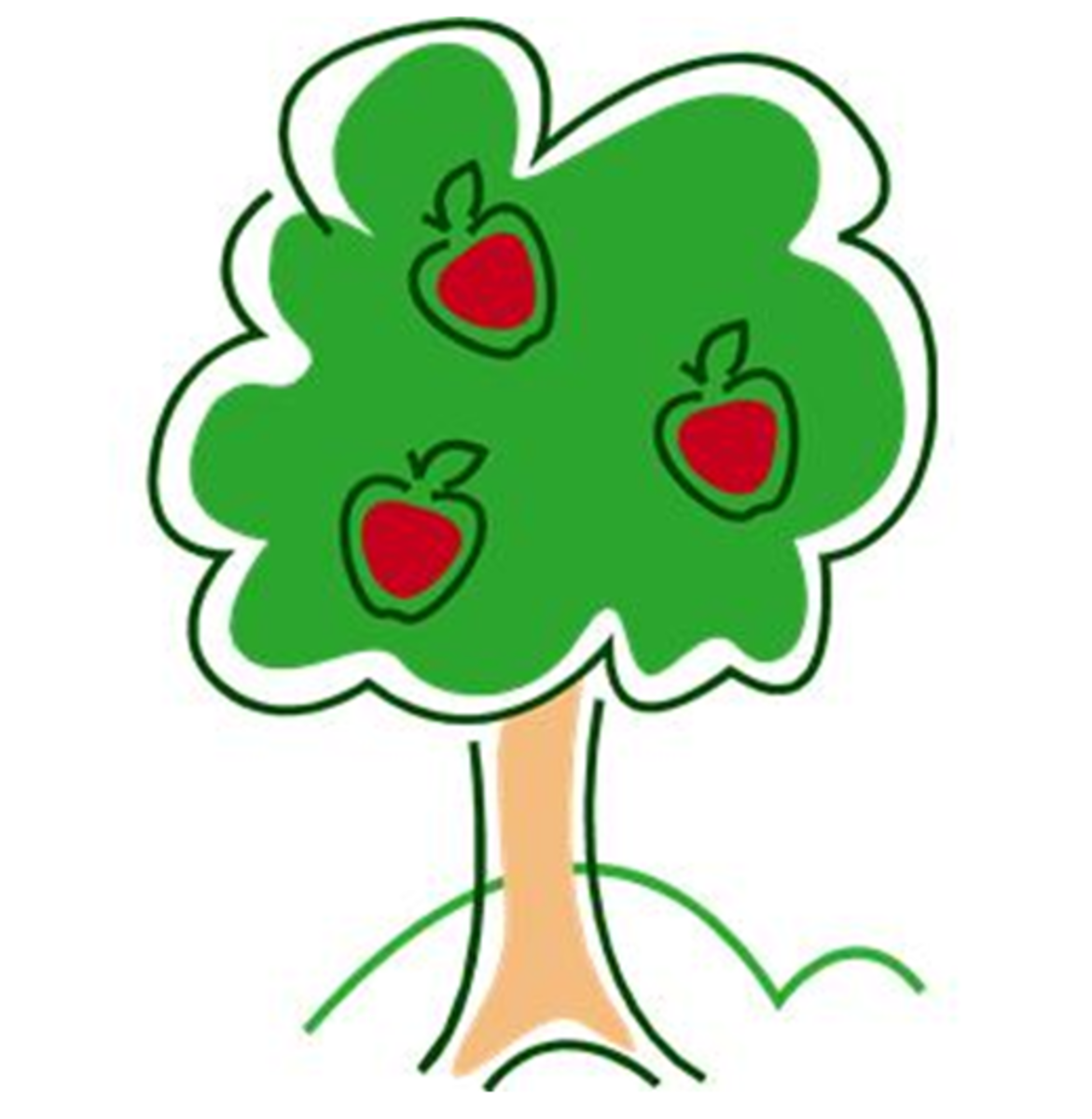 clipart of an apple tree - photo #22