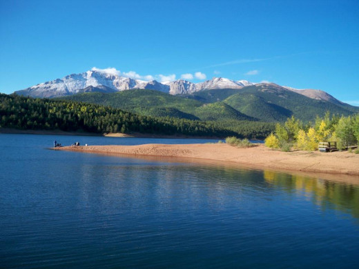 Crystal Lake near mile marker 6 on Pikes Peak.