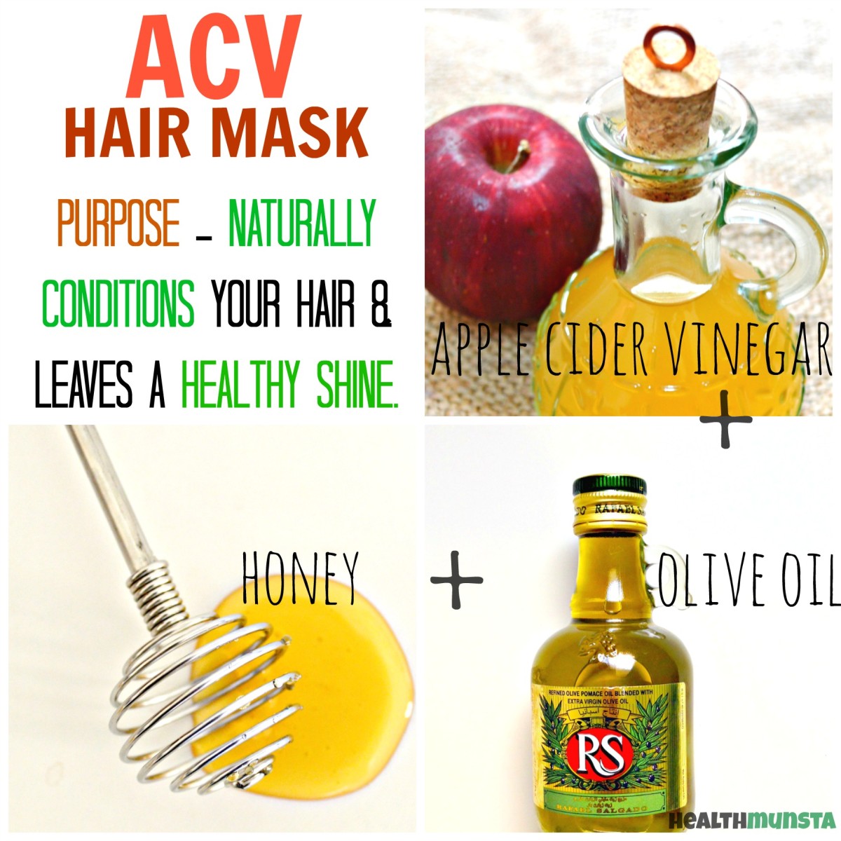 best diy apple cider vinegar (acv) hair mask mixes | bellatory