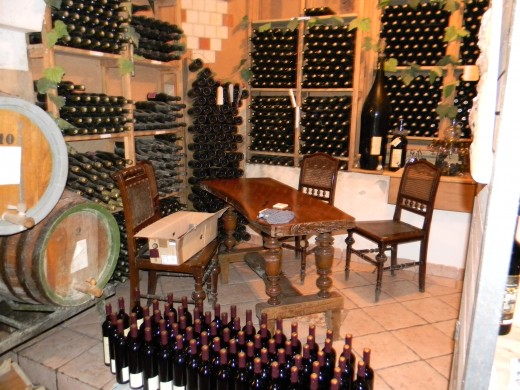 The old family winery in Karlovci