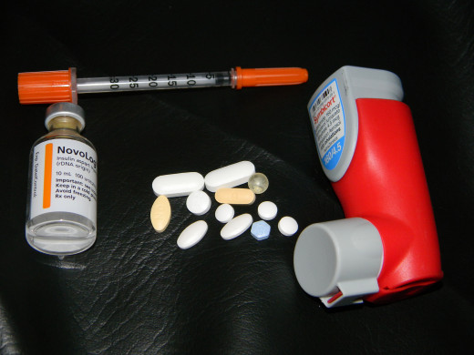 Some of my daily meds.