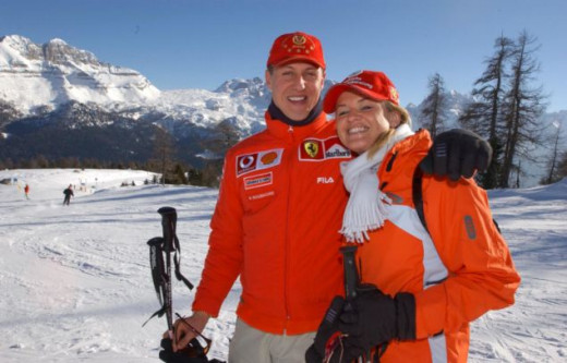 Michael and Corinna Schumacher in 2003