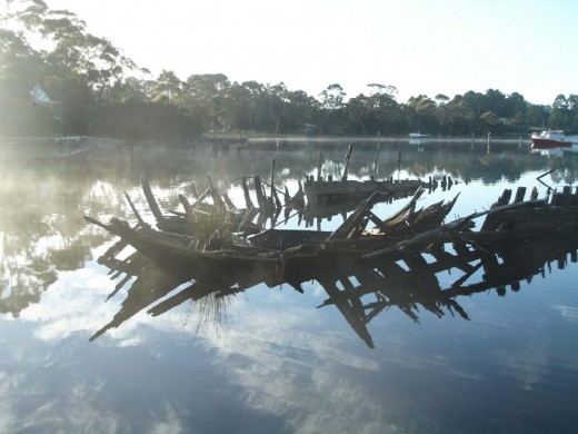 Skeleton ship