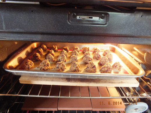 In the oven we go!