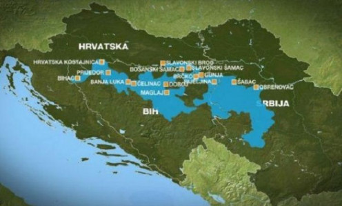 Map of the affected Balkan regions