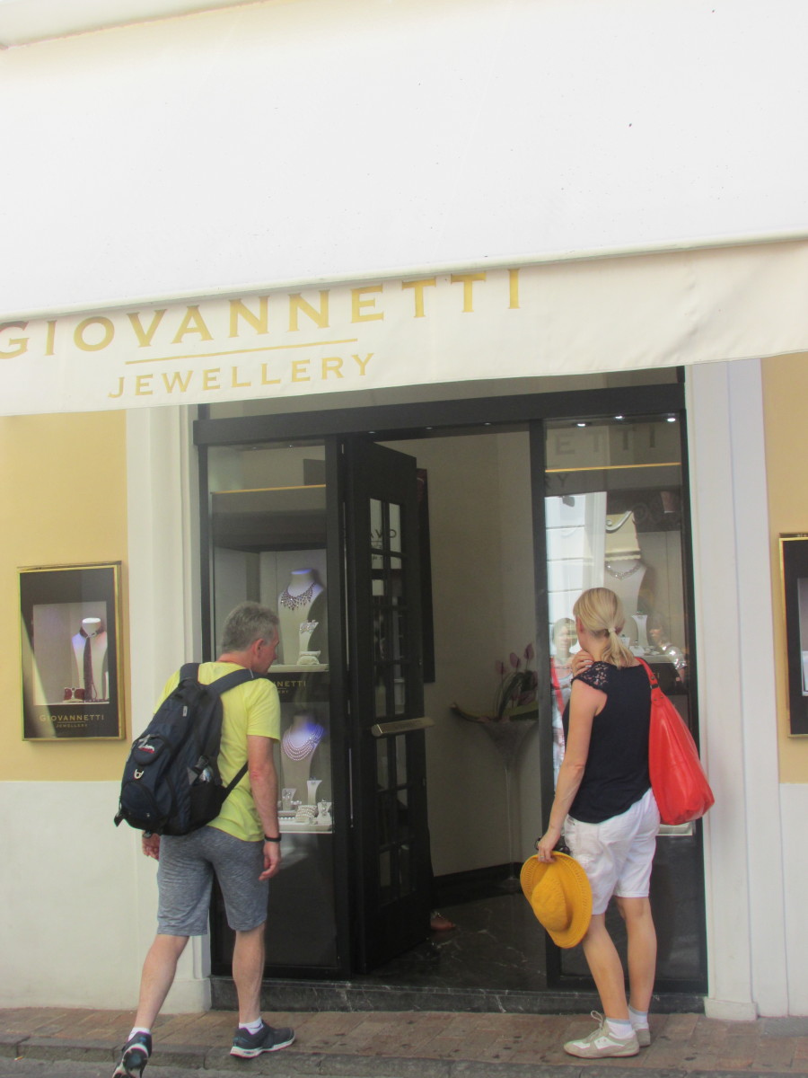 A very expensive jewellers in Capri Town