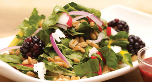 This light and tasty salad is sure to get things going. 