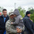 Soldier rescues a child in Obrenovac, Serbia