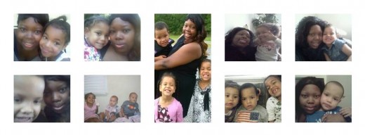 A Facebook Cover I made of the kids and I.