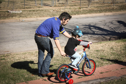 Remember the days when your dad guides you in learning new stuff - like riding a bike?