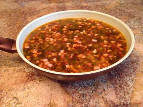 Russian Soup Solyanka 
