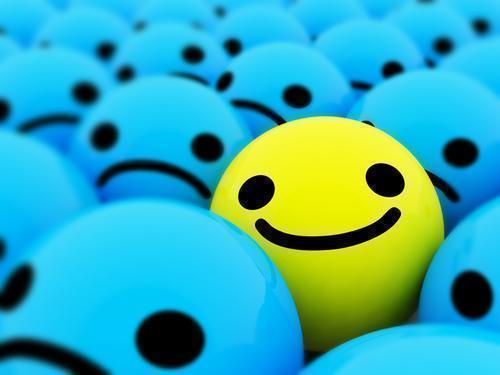 Don't be a frowner - get happy!