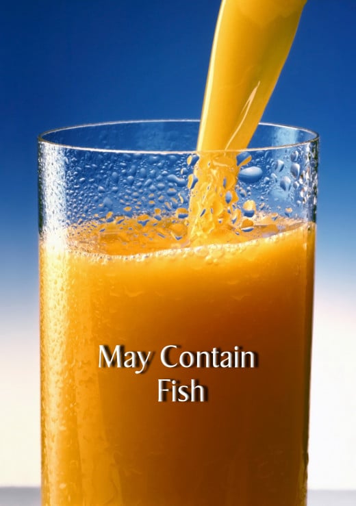Orange Juice with Fish Oil