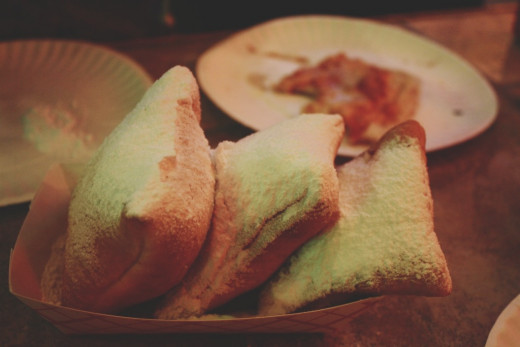 Beignets at Jimmy's Pizza Cafe