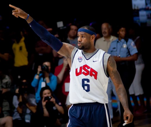 Lebron James is too good to belong to just one team, so maybe he should play for the entire USA!