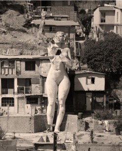 Giant Naked Woman 'La Mona', is in the Middle of a Tijuana, Mexico Neighborhood