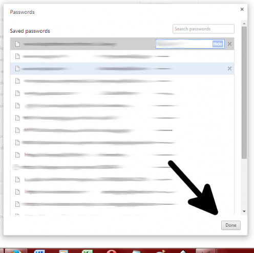 Click "Done" to finish. 