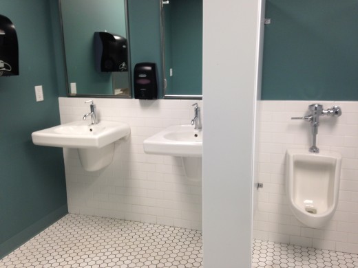 Public restrooms. Terrifying for many reasons.