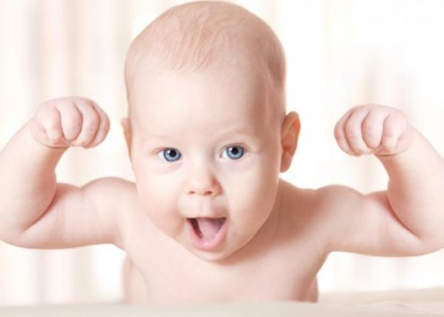A healthy baby