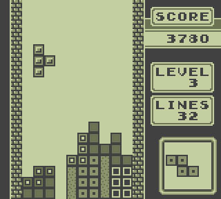 Nintendo Gameboy version of Tetris