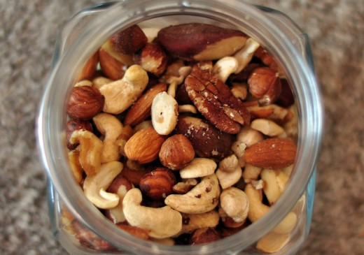 Nuts are one of the best protein snacks if you're on the go.