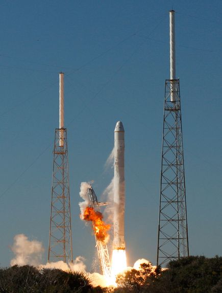 Successful SpaceX commercial launch.