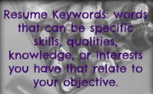 Significance of keywords for resumes