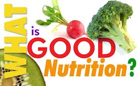 What is good nutrition ? How do we know and how does it effect me?