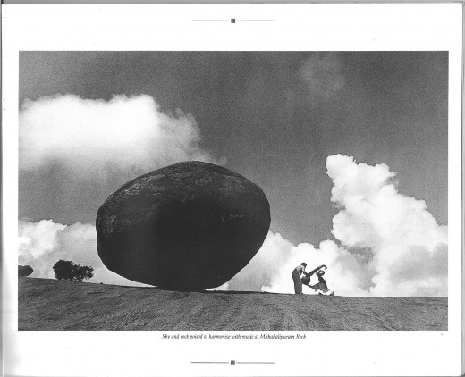Photocaption: Sky and rock poised to harmonise with music at Mahabalipuram Rock