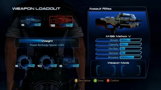 The Weapon Loadout Screen