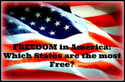 FREEDOM in America:                                Which States are the most Free?
