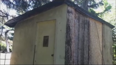 A nylon tarp will inexpensively cover a leaky roof.