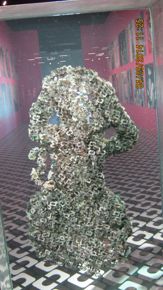 A Ghost May Come sculpture by Dustin Yellin, 2013