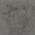 A zombie head pencil sketch.