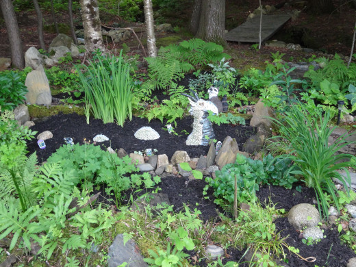 Dragon in the garden. Ready and waiting for some unsuspecting child to find and be inspired.