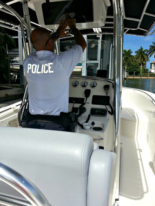Preparing the boat.