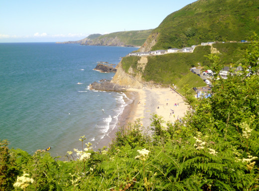 Tresaith beach.