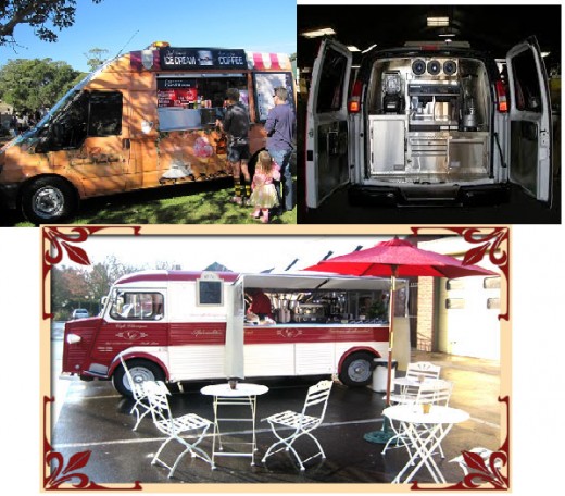 Mobile shop; Shop-on-Wheels; Cafe Vans
